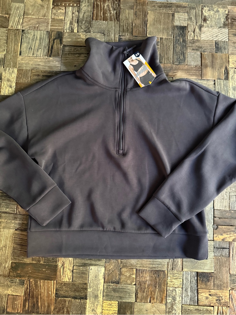 Half-Zip Pullover Sweater - Charcoal